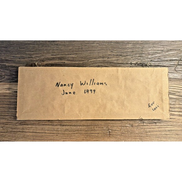 Vintage Cross Stitch "Cross Stitcher" Framed and Completed 13.75X4.75 Inches - Picture 5 of 8